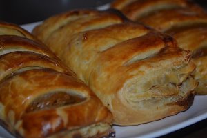 Strudel cu dovleac si nuci