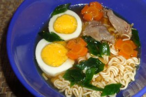 Ramen  cu carne de rata (supa  japoneza)