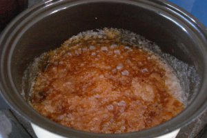 Diplomat din biscuiti cu spuma caramel
