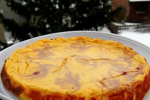 Cheesecake cu vanilie si esenta de trandafiri Dukan