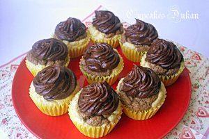 Cupcakes cu ciocolata - Dukan