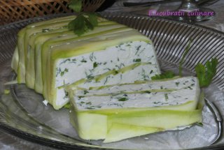 Terină de brânză cu dovlecei