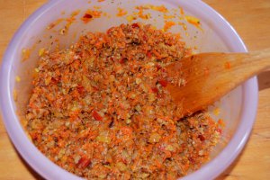 Tarta cu carne si legume