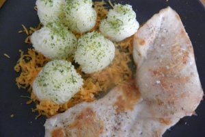 Piept de pui cu piure de cartofi