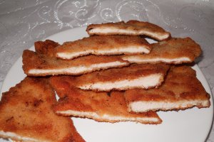 Snitel de pui cu lamaie