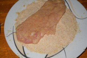 Snitel de pui cu lamaie