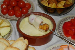 Cina cu branza fondue