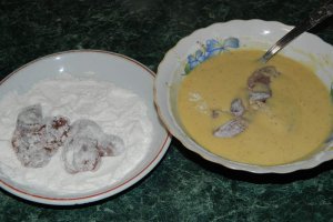 Ficatei de pui pane