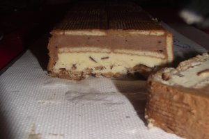 Semifreddo cu mascarpone si ciocolata - 1 an alaturi de bucatarasi!