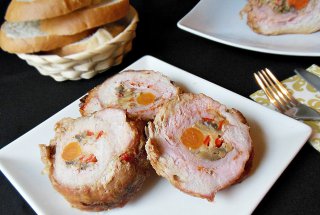 Rulada de porc cu ciuperci