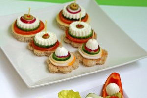Aperitiv cu crema de branza