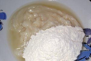 Tarta cu struguri si crema de vanilie