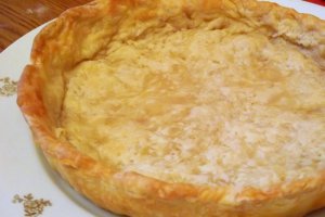 Tarta cu struguri si crema de vanilie
