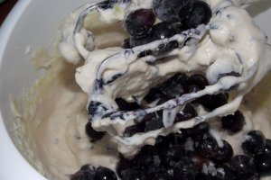 Tarta cu struguri si crema de vanilie