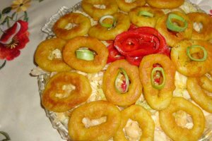 Salata cu calamari si varza chinezeasca