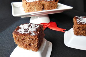 Brownies cu nuci si mix de fructe