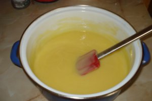Eclere cu crema de vanilie