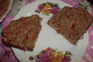 Salata de vinete cu ardei copt