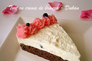 Tort cu crema de branza - Dukan