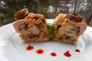 Piept de pui cu ciuperci
