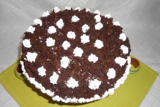 Musuroi de cartita cu zmeura