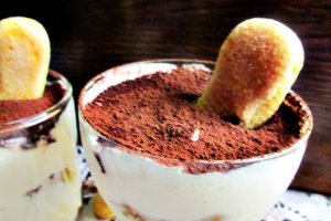 Tiramisu reţetă originală, la pahar