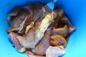Porc cu orez si legume