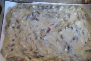 Placinta de foietaj cu ciuperci si branza