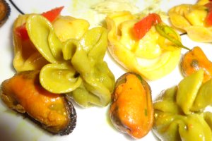 Scoici cu paste umplute