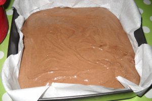 Prajitura marmorata cu branza