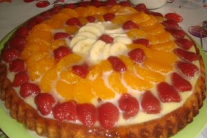 Tarta cu fructe " 1 Martie "