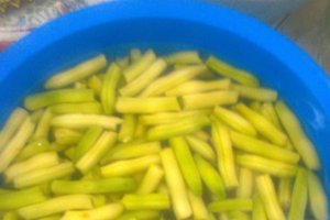Ciorba de fasole verde , de  post .
