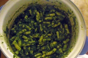Budinca de spanac cu paste la cuptor