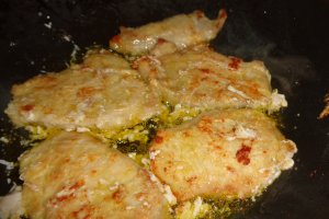 Scallopini cu jambon si capere
