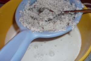 Salata de primavara cu cocos si rodie