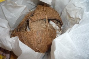 Salata de primavara cu cocos si rodie
