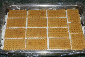 Prajitura de biscuiti si miez de lapte
