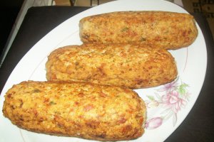 Rulada din piept de pui tocat