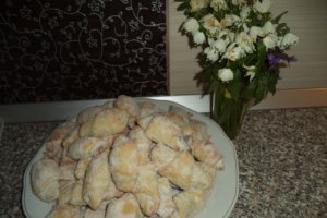 Cornulete cu rahat (de post)