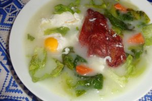 Zama (supa) taraneasca de salata