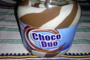 Clatite cu nuca de cocos, Choco Duo si frisca