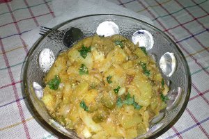 Salata de cartofi (orientala) - de post
