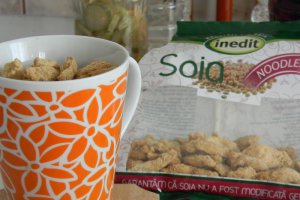 Mâncare de soia cu legume