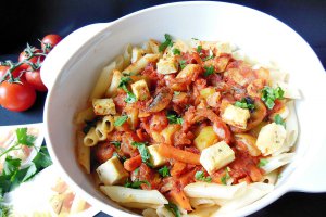 Paste cu legume la cuptor