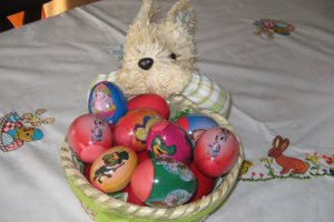 Oua decorate pentru copii