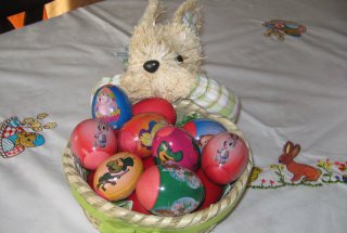 Oua decorate pentru copii