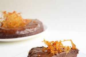 Prajitura cu banane si ciocolata (de post)