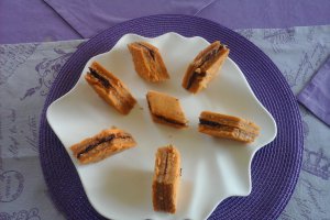 Foi cu bulion si crema de gris