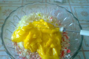Bastonase de crab  cu maioneza