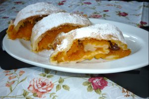 Placinta cu dovleac (si stafide)